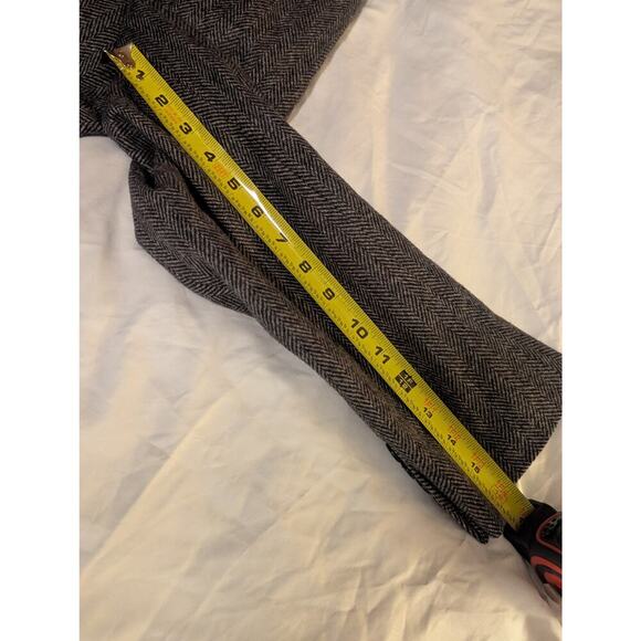 Land End Tweed Lambswool Herringbone Blazer Size 48 Reg 2 button - Picture 12 of 14